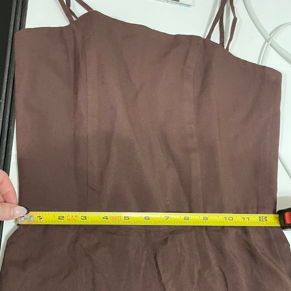 Staud Women's Brown Jumpsuit Sample - Picture 3 of 5